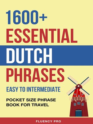 cover image of 1600+ Essential Dutch Phrases